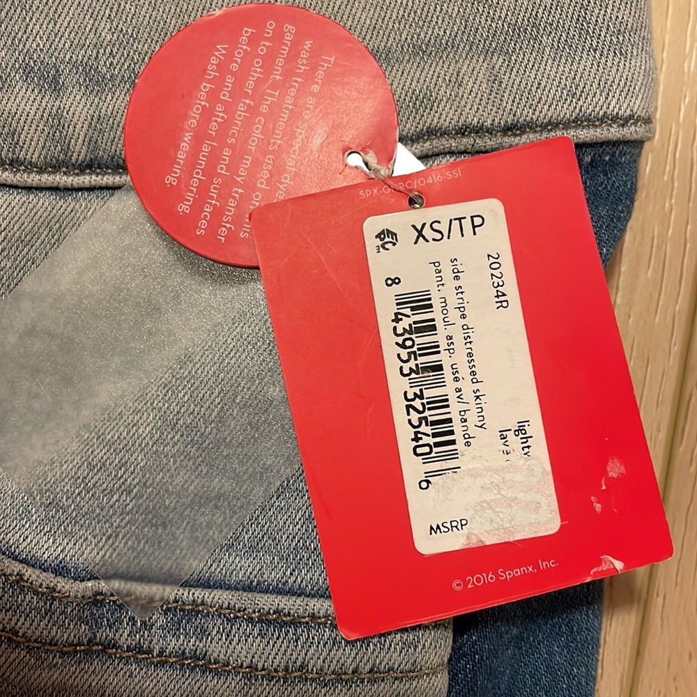 SPANX 2 Tone Skinny Jeans - Picture 9 of 14